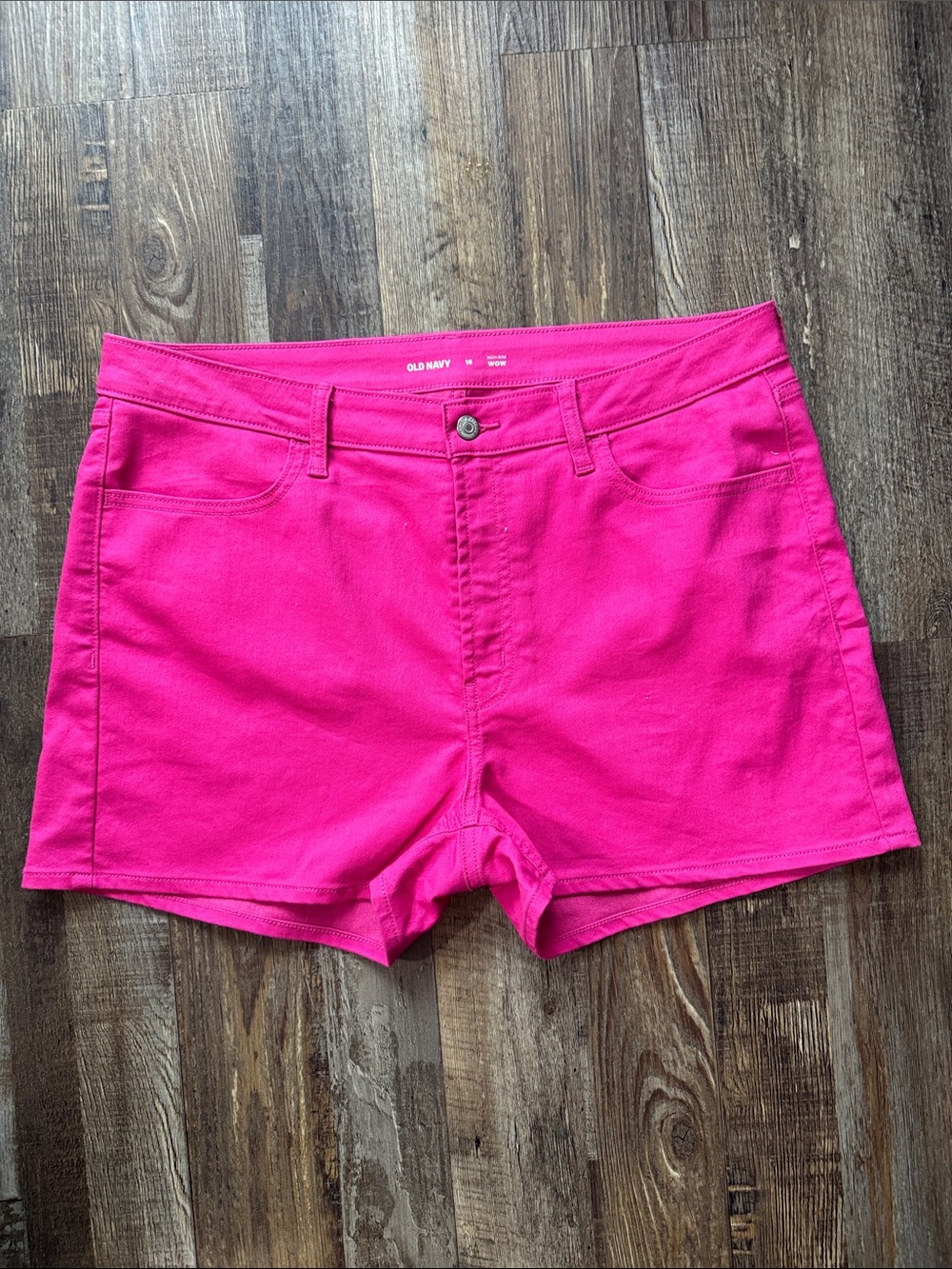 Old Navy Bright Pink Denim Shorts